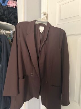 H&M Brown Blazer Jacket